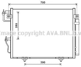 AVA QUALITY COOLING mt5231d -  Конденсатор, кондиционер